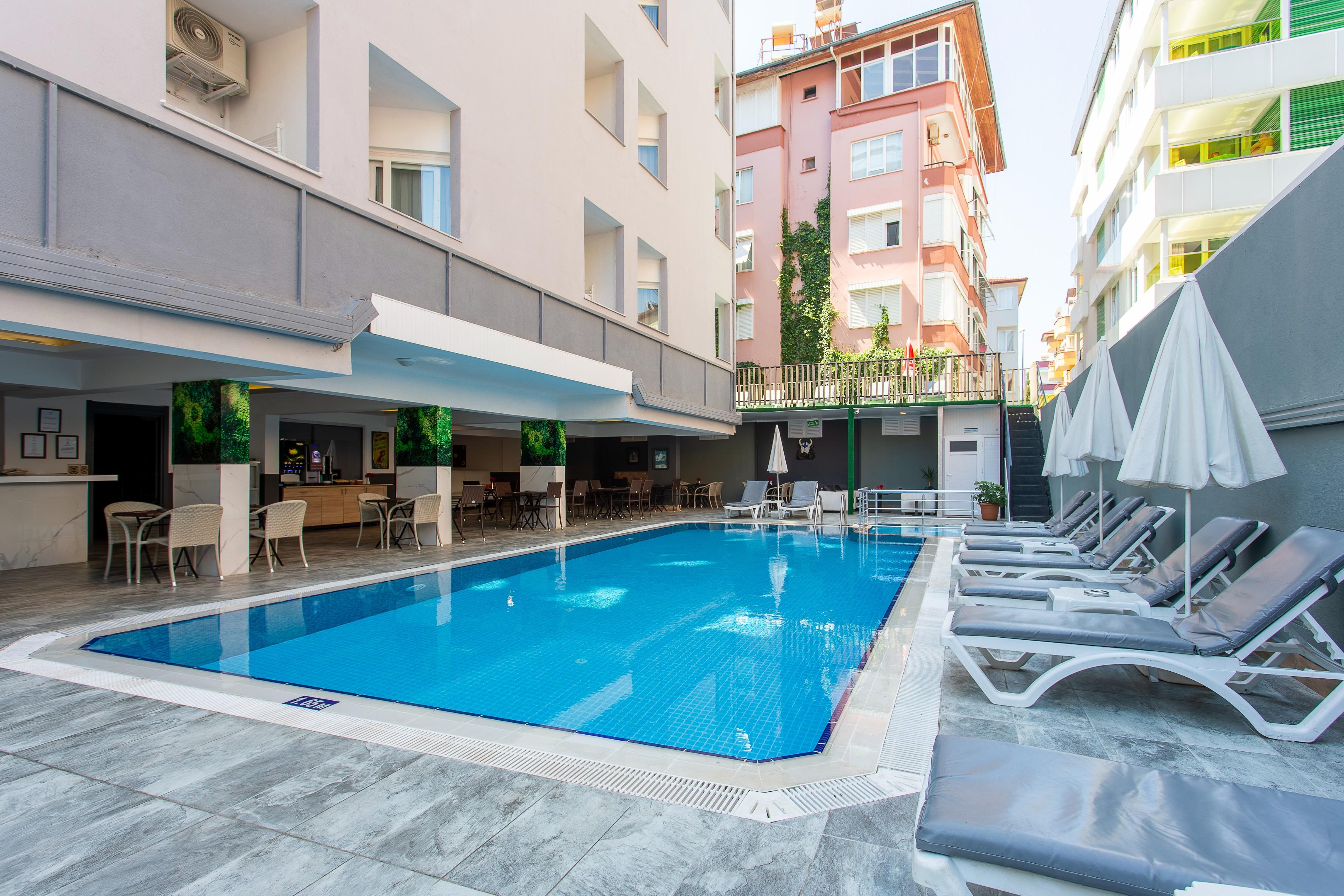 Aslan Sand & City Hotel Alanya Eksteriør bilde